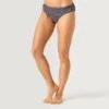 Women's Popcorn Stripe Bikini Bottoms 1 Women's Popcorn Stripe Bikini Bottoms -Free Country Shop SF2312 POPCORN STRIPE NAVY 091
