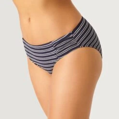 Women's Popcorn Stripe Bikini Bottoms 6 Women's Popcorn Stripe Bikini Bottoms -Free Country Shop SF2312 POPCORN STRIPE NAVY 105