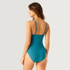 Women's Twist Front One-Piece Swimsuit -Free Country Shop SH2004 LAGOON 478