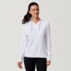 Women's Hooded Pullover UPF Sunshirt -Free Country Shop SPLSS3819WHITE 2212 SS23 0071