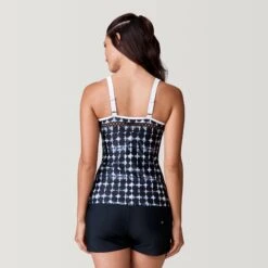 Women's Coastline High Neck Tankini Top 9 Women's Coastline High Neck Tankini Top -Free Country Shop SRLSS3106BLACK175 2212 SS23 038