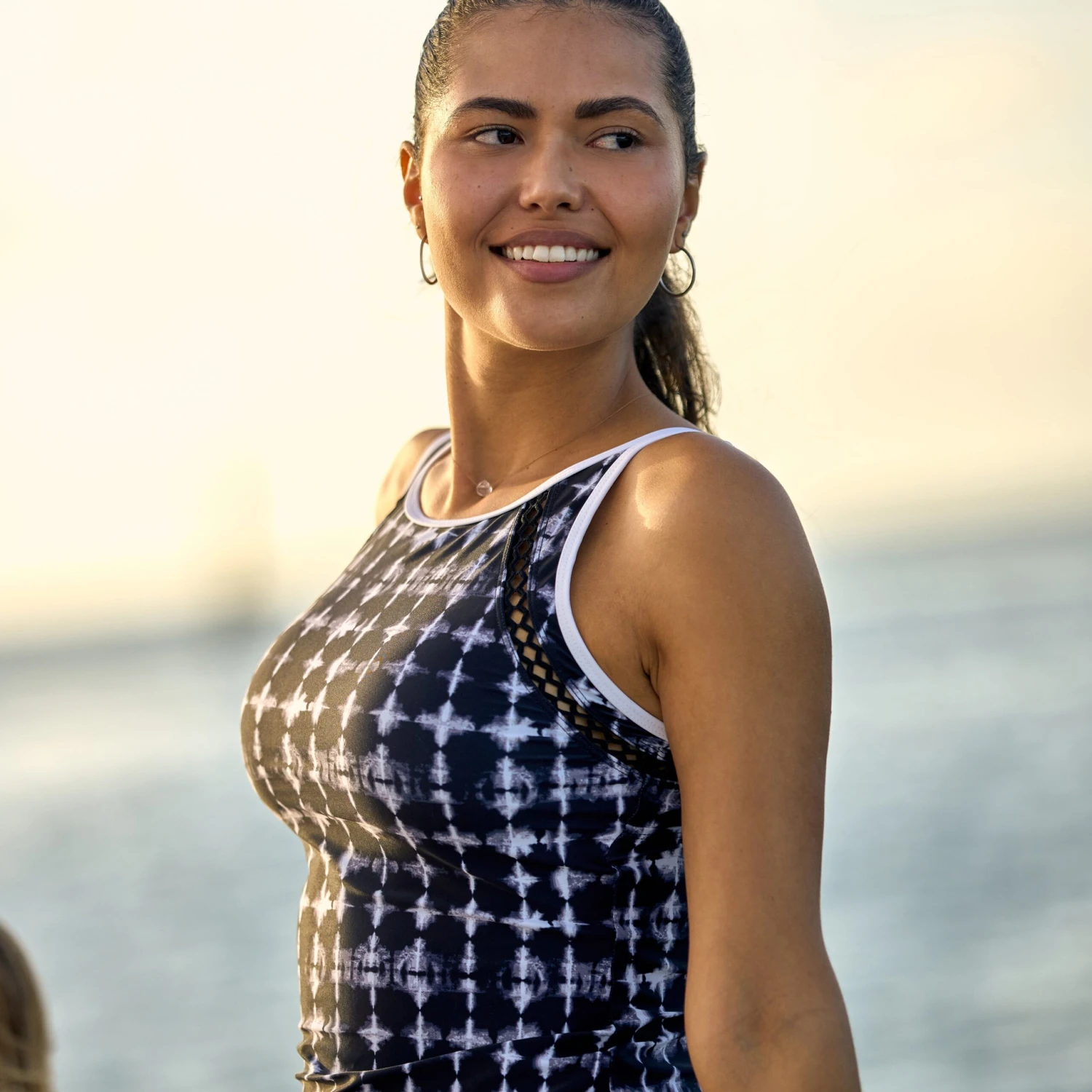 Women's Coastline High Neck Tankini Top 7 Women's Coastline High Neck Tankini Top - Image 5