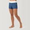 Women's Hybrid Swim Short -Free Country Shop SWLSS3511SLATE WHITE 010