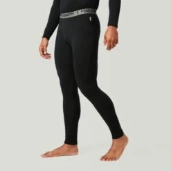 Free Country Shop -Free Country Shop mens microtech heat base layer bottom 2 pack black 2