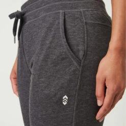 Women's Free2B Luxe+ Sherpa Lined Jogger -Free Country Shop womens free2b luxe jogger charcoal 3