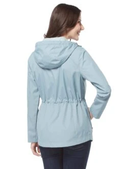 Women's Plus Size New Day Radiance Anorak Rain Jacket -Free Country Shop womens plus size new day radiance anorak rain jacket bluestone 2
