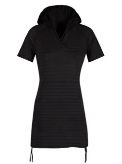 Women's V-Neck Kangaroo Cover Up -Free Country Shop womens v neck kangaroo cover up black 1